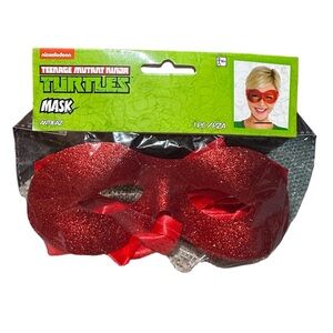 Nickelodeon’s Teenage Mutant Ninja Turtles Adult Size Red Glitter Mask Brand New